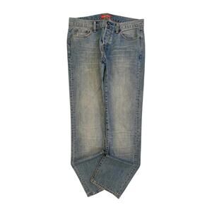 Ed Hardy Baggy Jeans Mens W32‎ L32 Blue Good Y2K Hip Hop Denim